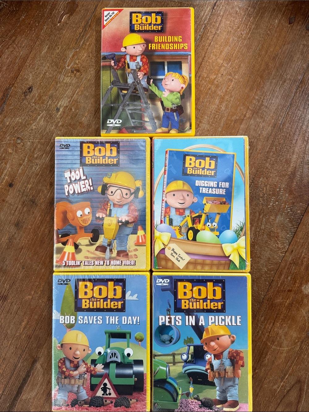 NWT Bob the Builder DVD Set - Yellow Case Collection